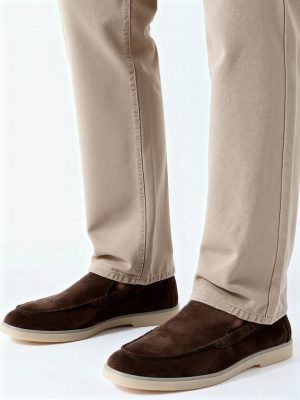 SOLEPLAY Brown Suede Loafers