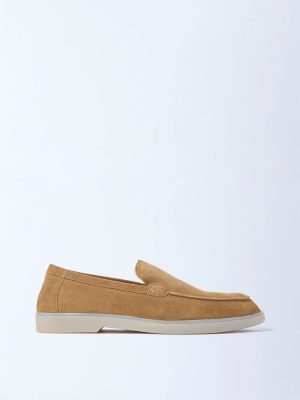 SOLEPLAY Mustard Suede Loafers