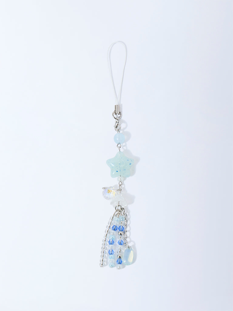 Studiowest Blue Star and Heart Beaded Charm