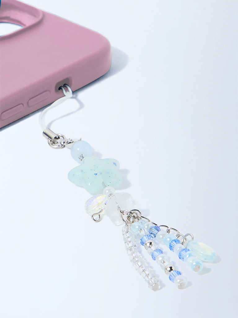 Studiowest Blue Star and Heart Beaded Charm - Image 3