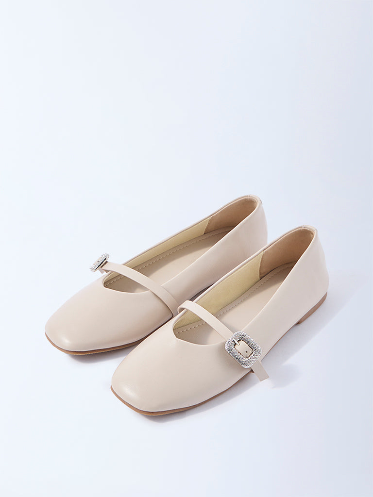 LUNA BLU Ivory Mary Jane Shoes - Image 2