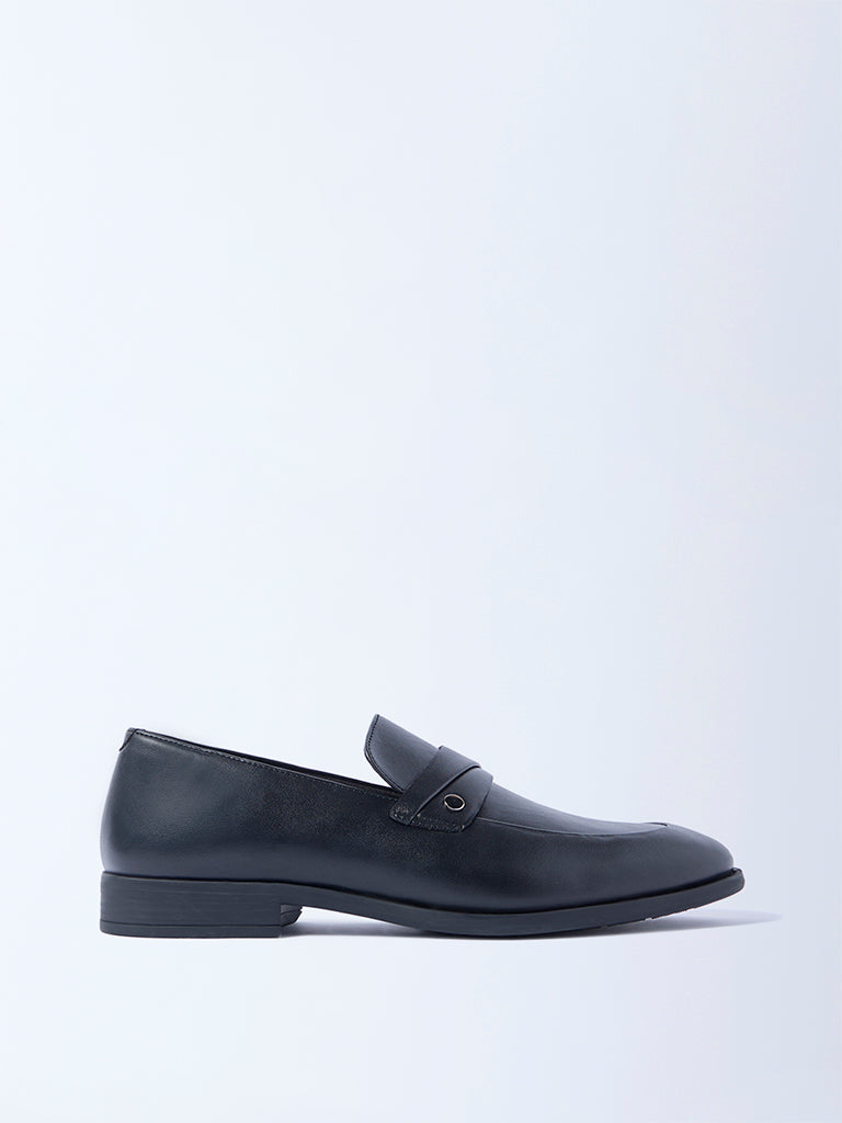 SOLEPLAY Black Solid Loafers
