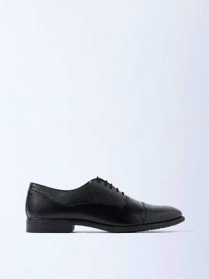 SOLEPLAY Black Oxford Shoes