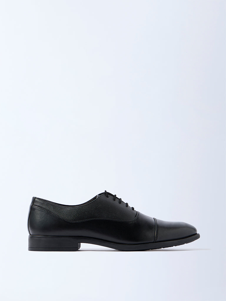 SOLEPLAY Black Oxford Shoes