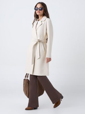 LOV Off-White Coat with Belt