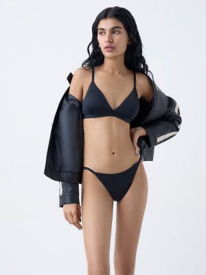 Superstar Black Thong Briefs