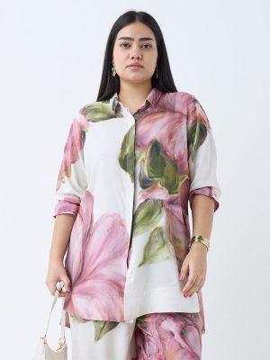 Diza Multicolour Floral Design Tunic