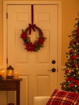 Westside Home Green Wreath Christmas Decoration