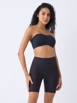 Wunderlove Black Invisible Supergrip Padded Bra