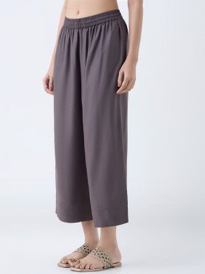 Zuba Charcoal Solid Pants
