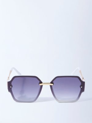 Westside Accessories Multicolour Oversized Sunglasses with Pouch