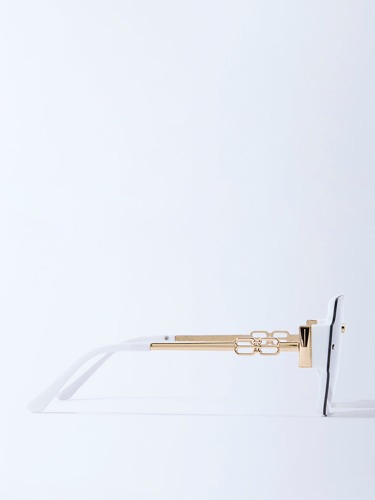 Westside Accessories Multicolour Oversized Sunglasses with Pouch - Image 2