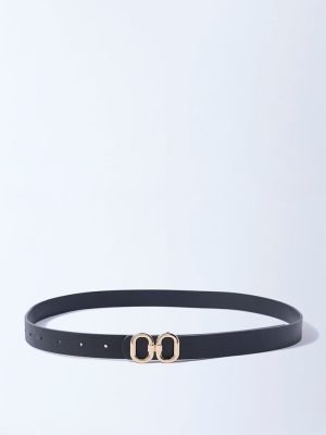Westside Accessories Black Dual Buckle Belt