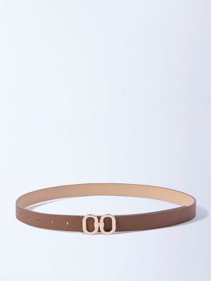 Westside Accessories Brown Dual Buckle Belt