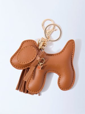 Westside Accessories Brown Dog Bag Charm