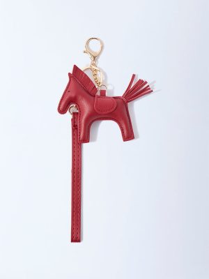 Westside Accessories Plum Horse Bag Charm