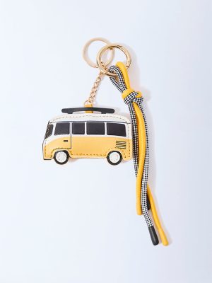Westside Accessories Yellow Van Bag Charm