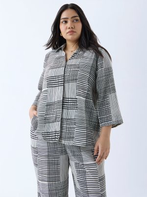 Gia Black Printed Shirt