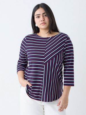 Gia Navy Stripe T-Shirt