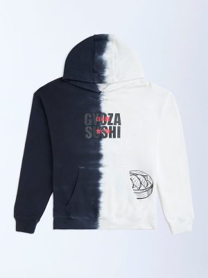 Y&F Kids Multicolour Ombre Cotton Hoodie