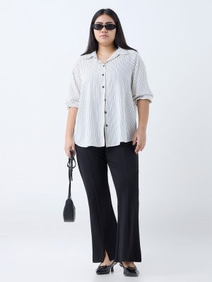 Gia White Stripe Shirt