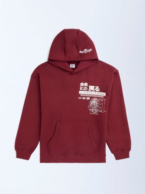 Y&F Kids Cherry Printed Hoodie