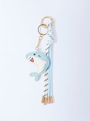 Westside Accessories Blue Dolphin Bag Charm
