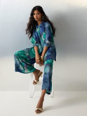 Utsa Multicolour Floral Printed Pants