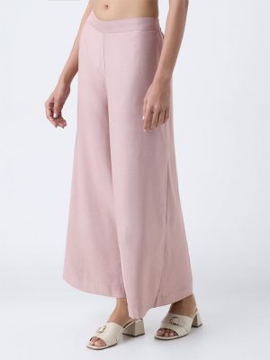 Zuba Dusty Pink Solid Pants