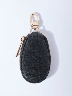 Westside Accessories Black Mini Key Pouch Bag Charm