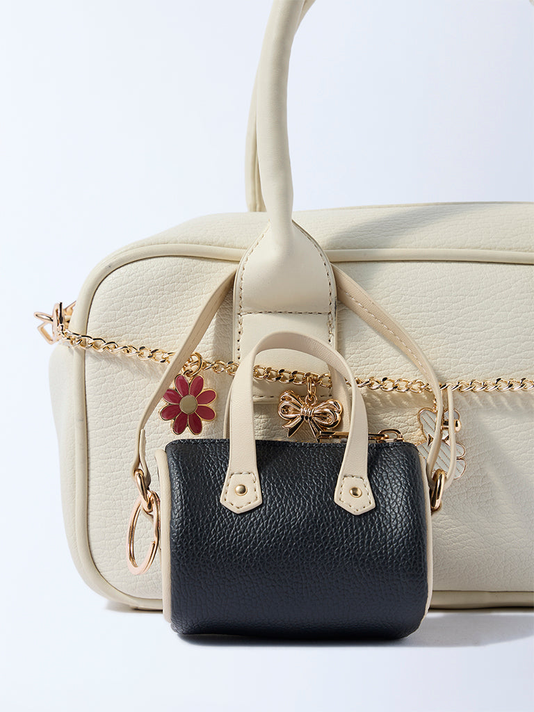 Westside Accessories Black Mini Duffle Bag Charm - Image 3