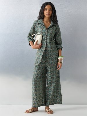 Utsa Green Printed Tunic