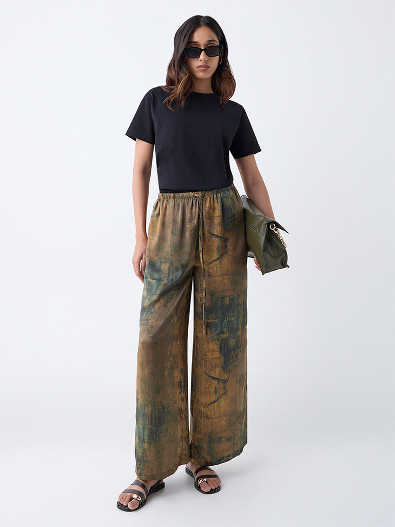 LOV Multicolour Abstract Detailed Pants