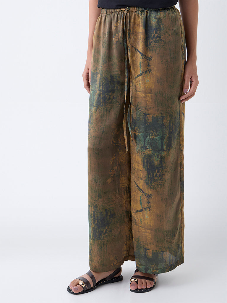 LOV Multicolour Abstract Detailed Pants - Image 2