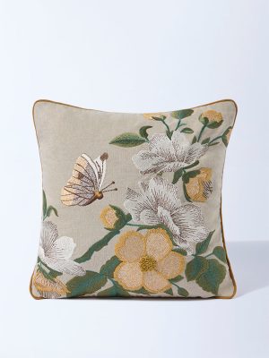 Westside Home Multicolour Embroidered Cushion Cover