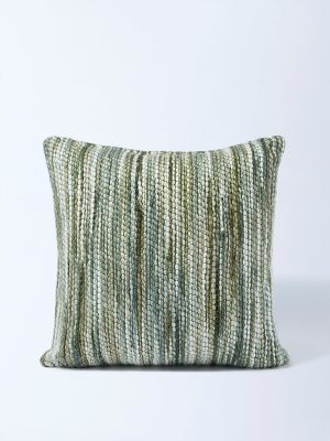 Westside Home Sage Striped Cushion Cover