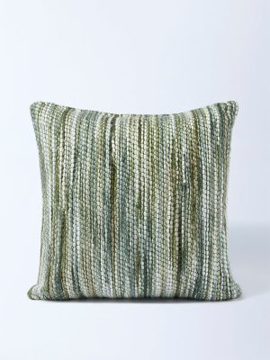 Westside Home Sage Striped Cushion Cover