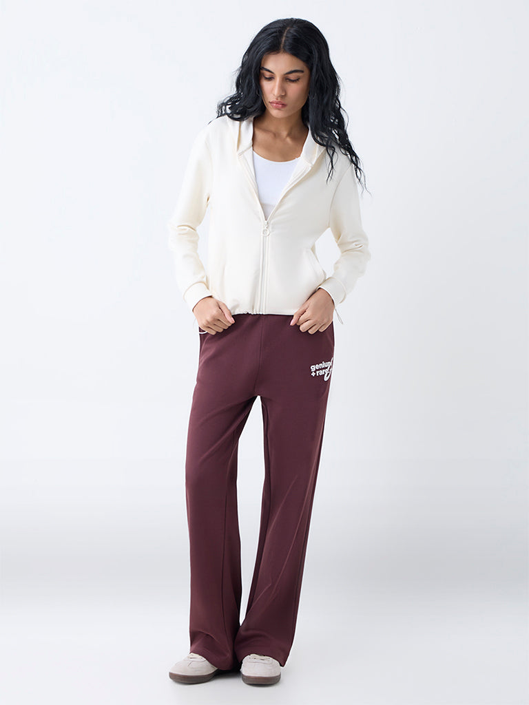 Studiofit Cream Solid Jacket - Image 2
