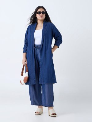Gia Dark Blue Denim Shrug