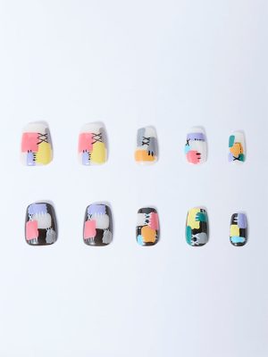 Studiowest Press & Go Graffiti Reusable Press-On Nail Set