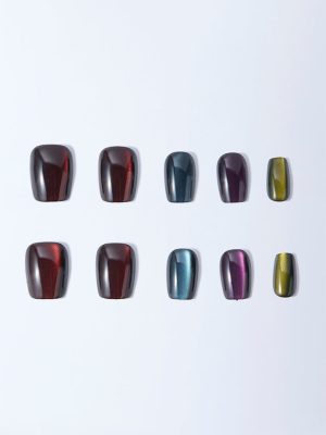 Studiowest Multicolour Cat Eye Press-On Nail Set