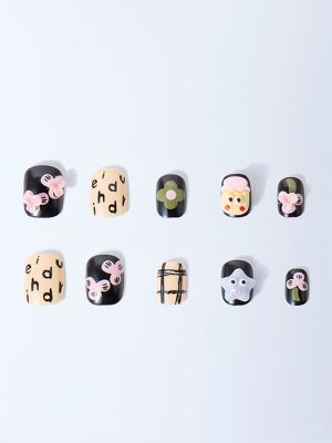 Studiowest Press & Go Quirky Star Reusable Press-On Nail Set