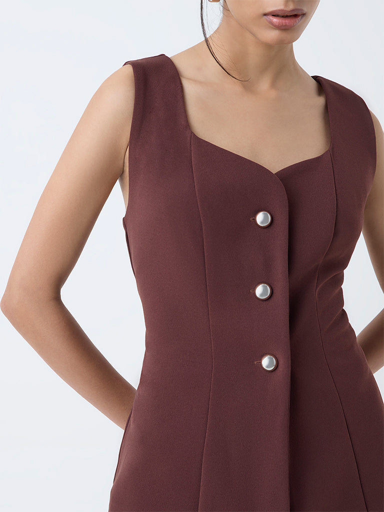 Wardrobe Brown Solid Top - Image 3