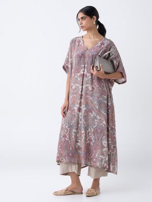 Zuba Multicolour Printed Kaftan