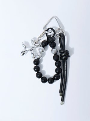 Studiowest Black Dog Bead Bag Charm