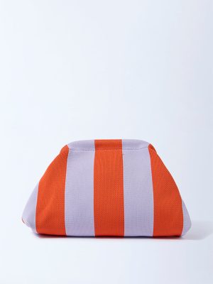 Studiowest Multicolour Stripe Patterned Pouch