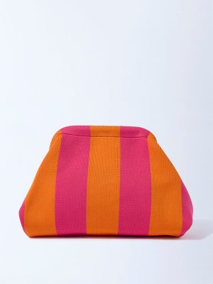 Studiowest Multicolour Striped Pouch