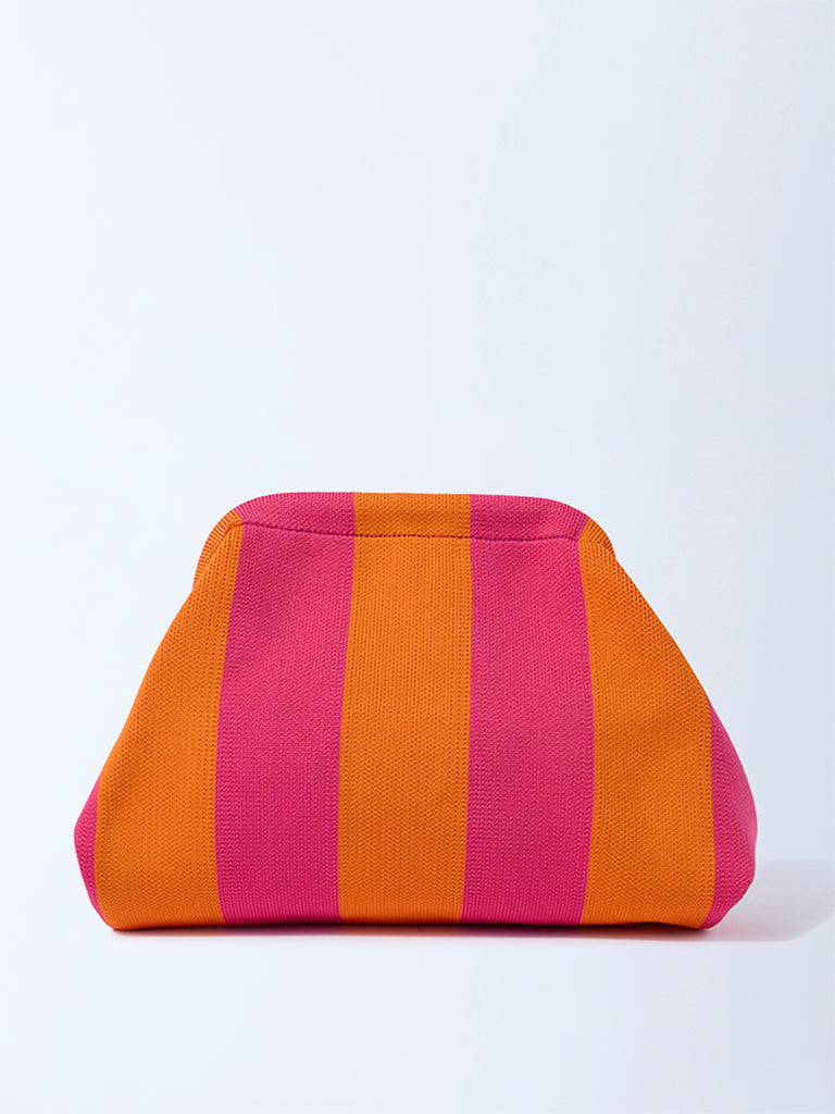 Studiowest Multicolour Striped Pouch