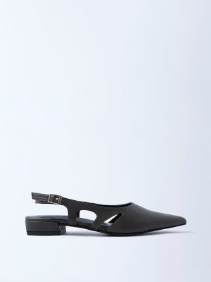 LUNA BLU Olive Slingback Mules