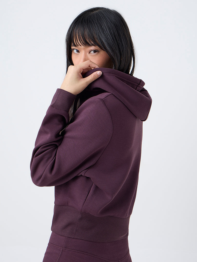 Studiofit Nuoflexx Burgundy Solid Jacket - Image 5